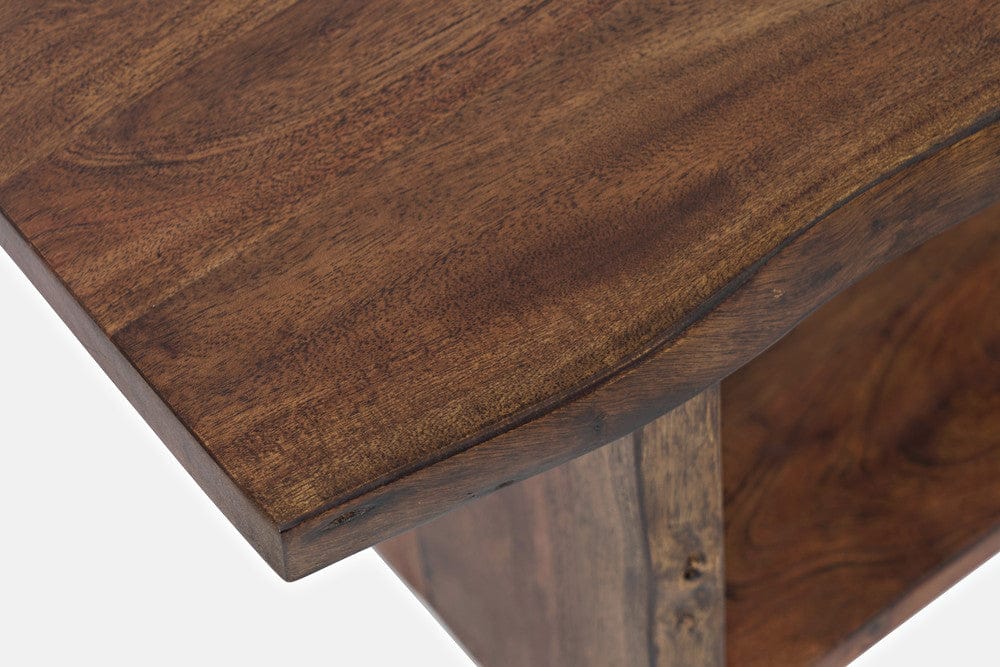 Jofran - Cooper Live Edge Solid Acacia Storage Bench - Chestnut - 1730-193LC view 9