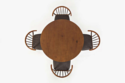 Jofran - Copenhagen 44in Round Mid-Century Modern Five-Piece Dining Set - 1769-44D-5 view 9