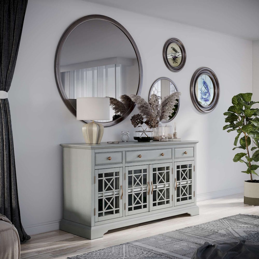 Jofran - Craftsman 60in Media CONSOLE IN Earl Grey - 375-60 view 10