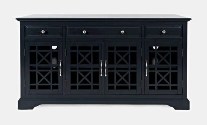 Jofran - Craftsman 60in Media Unit in Navy - 775-60_CLOSEOUT view 1