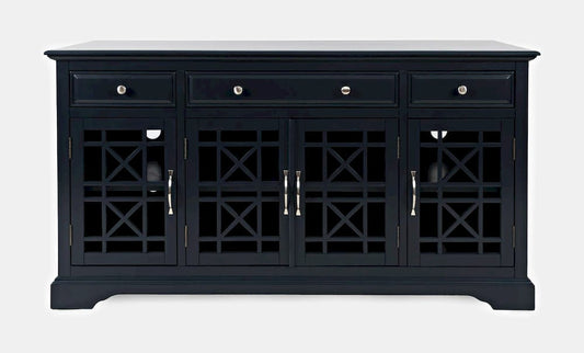 Jofran - Craftsman 60in Media Unit in Navy - 775-60_CLOSEOUT view 1