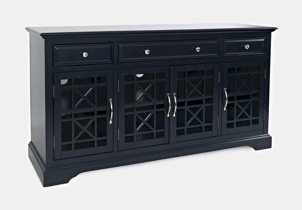 Jofran - Craftsman 60in Media Unit in Navy - 775-60_CLOSEOUT view 2