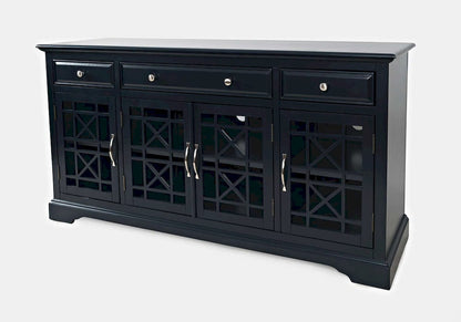 Jofran - Craftsman 60in Media Unit in Navy - 775-60_CLOSEOUT view 3