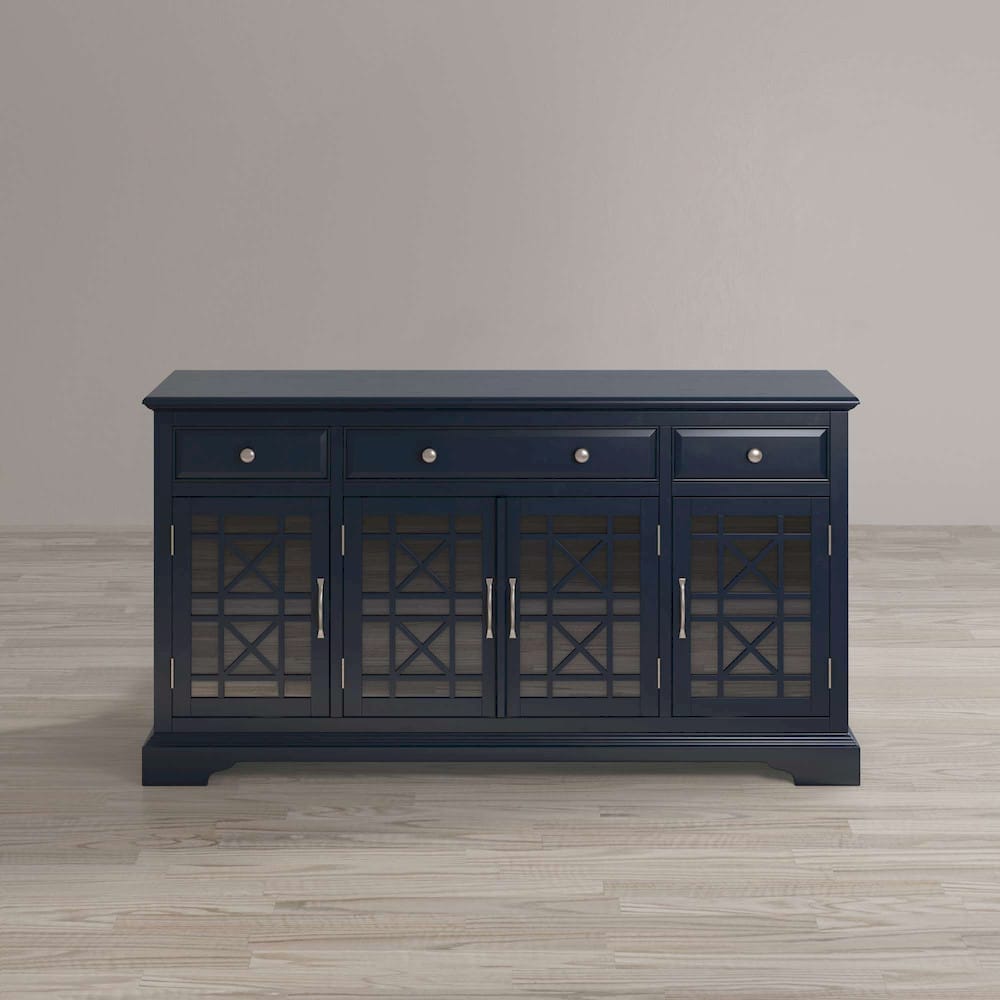 Jofran - Craftsman 60in Media Unit in Navy - 775-60_CLOSEOUT view 6