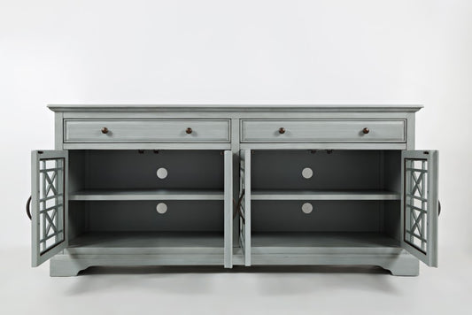 Jofran - Craftsman 70in Media CONSOLE IN Earl Grey - 375-9 veiw 2
