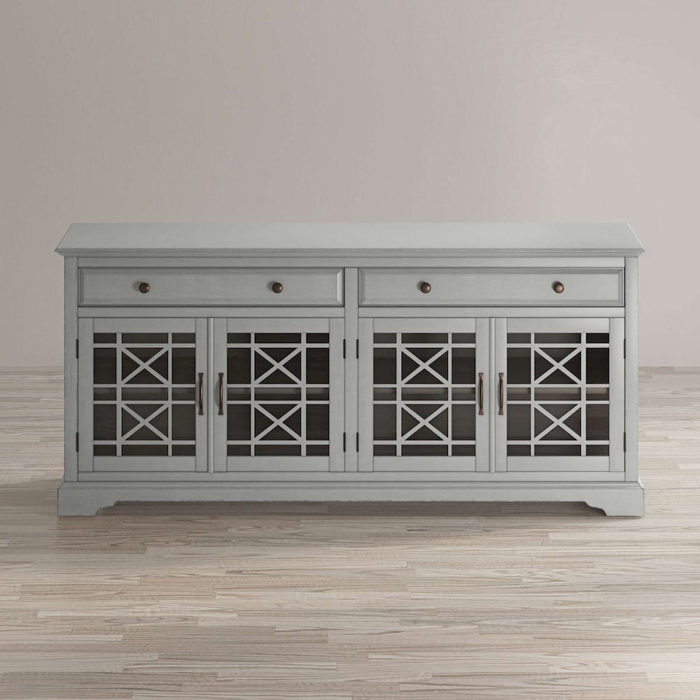 Jofran - Craftsman 70in Media CONSOLE IN Earl Grey - 375-9_CLOSEOUT view 4