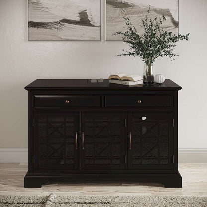 Jofran - Craftsman Antique Black 50in Media Unit - 275-50 view 11