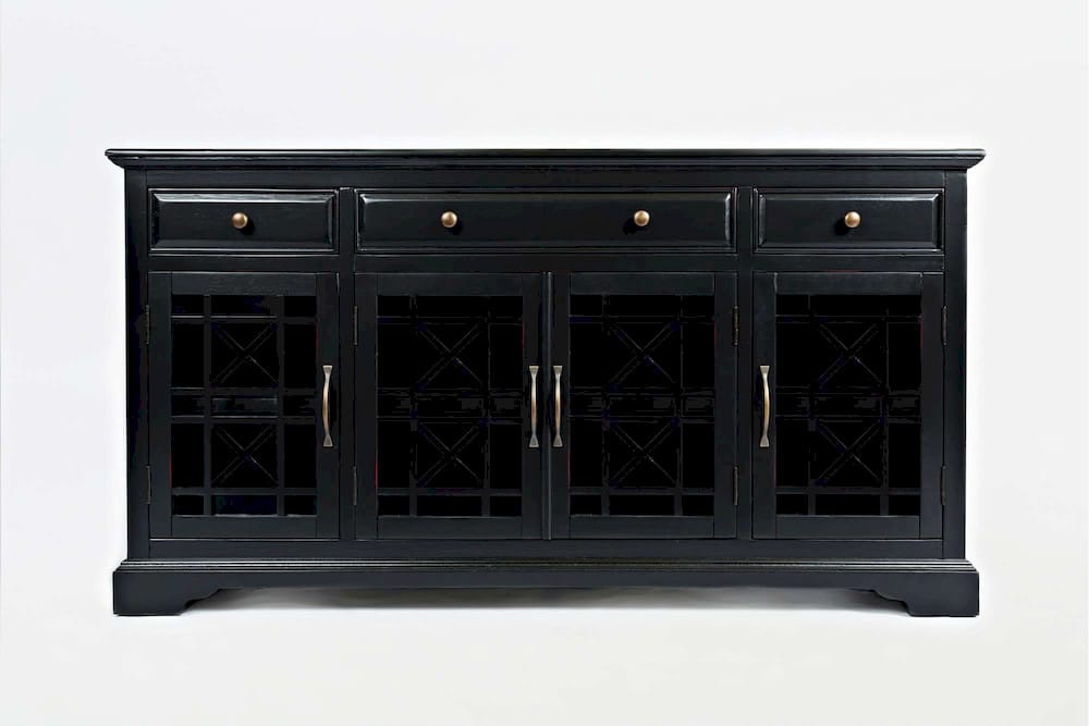 Jofran - Craftsman Antique Black 60in Media Unit - 275-60_CLOSEOUT view 1