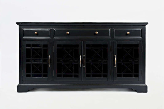 Jofran - Craftsman Antique Black 60in Media Unit - 275-60_CLOSEOUT view 1