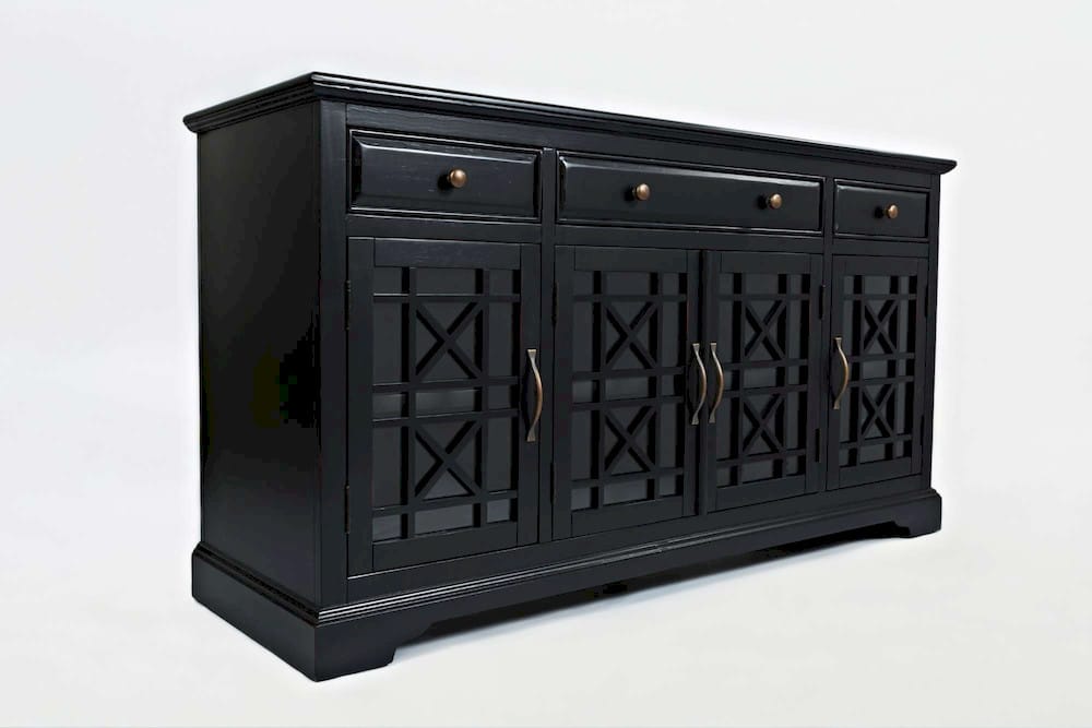 Jofran - Craftsman Antique Black 60in Media Unit - 275-60_CLOSEOUT view 2