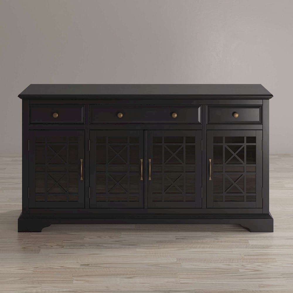 Jofran - Craftsman Antique Black 60in Media Unit - 275-60_CLOSEOUT view 6