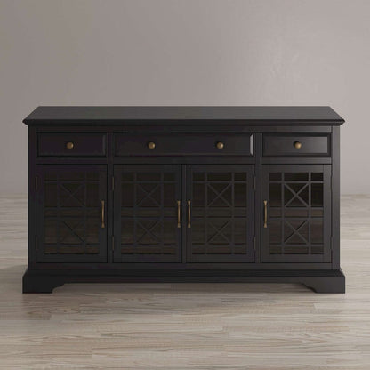 Jofran - Craftsman Antique Black 60in Media Unit - 275-60_CLOSEOUT view 6
