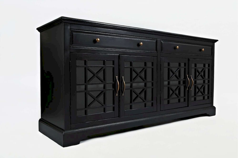 Jofran - Craftsman Antique Black 70in Media Unit - 275-9_CLOSEOUT view 2
