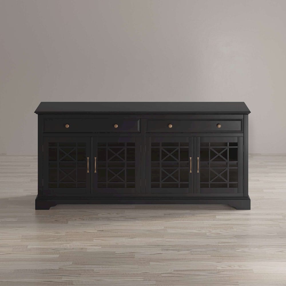 Jofran - Craftsman Antique Black 70in Media Unit - 275-9_CLOSEOUT view 5