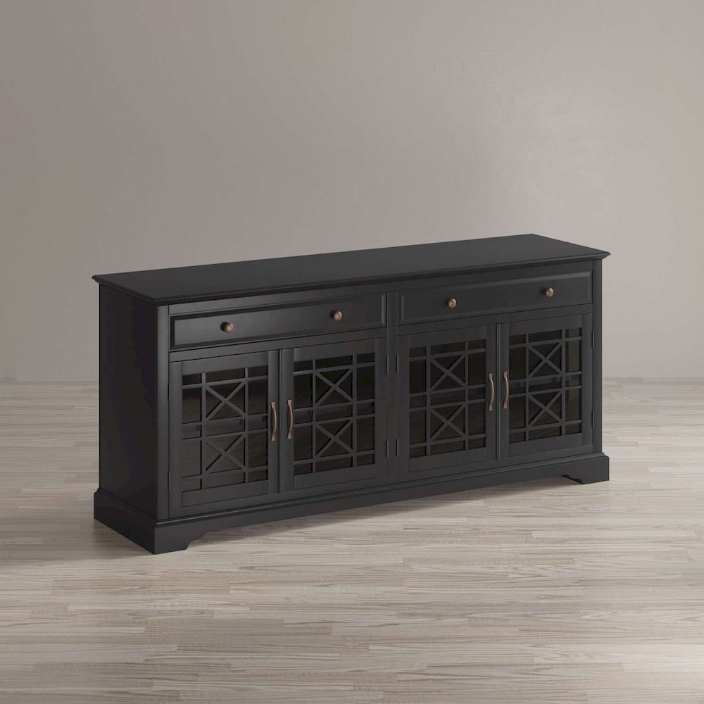 Jofran - Craftsman Antique Black 70in Media Unit - 275-9_CLOSEOUT view 6