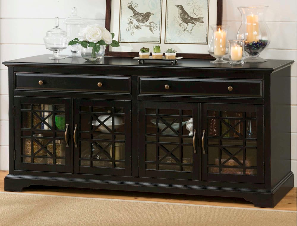 Jofran - Craftsman Antique Black 70in Media Unit - 275-9_CLOSEOUT view 7