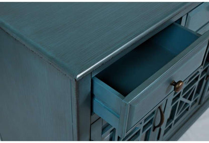 Jofran - Craftsman Antique Blue 60in Media Unit - 175-60 veiw 5