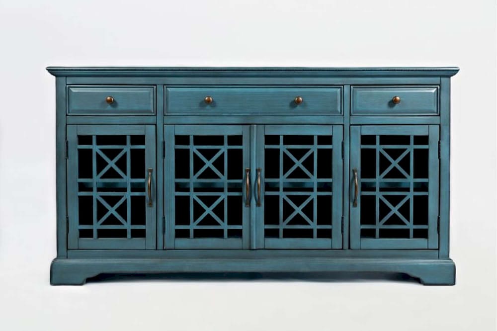 Jofran - Craftsman Antique Blue 60in Media Unit - 175-60 view 1