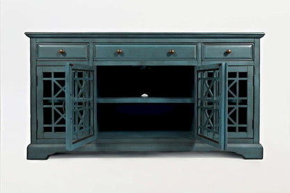 Jofran - Craftsman Antique Blue 60in Media Unit - 175-60 view 3