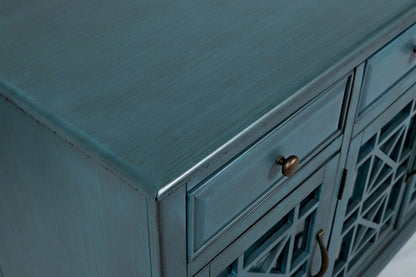 Jofran - Craftsman Antique Blue 60in Media Unit - 175-60 view 4