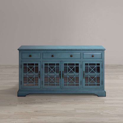Jofran - Craftsman Antique Blue 60in Media Unit - 175-60 view 5