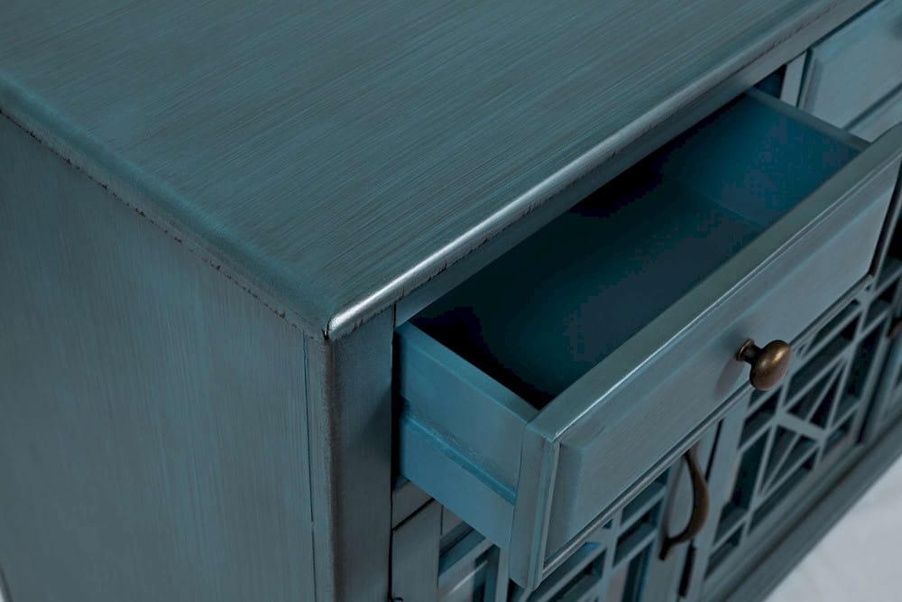 Jofran - Craftsman Antique Blue 60in Media Unit - 175-60 view 8