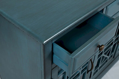 Jofran - Craftsman Antique Blue 60in Media Unit - 175-60 view 8