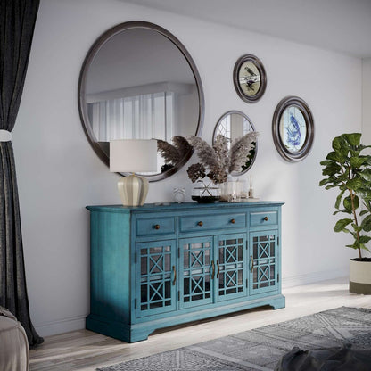 Jofran - Craftsman Antique Blue 60in Media Unit - 175-60 view 12