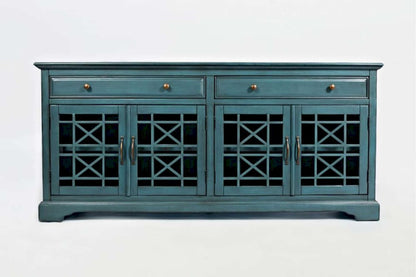 Jofran - Craftsman Antique Blue 70in Media Unit - 175-9_CLOSEOUT view 1
