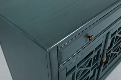 Jofran - Craftsman Antique Blue 70in Media Unit - 175-9_CLOSEOUT view 7