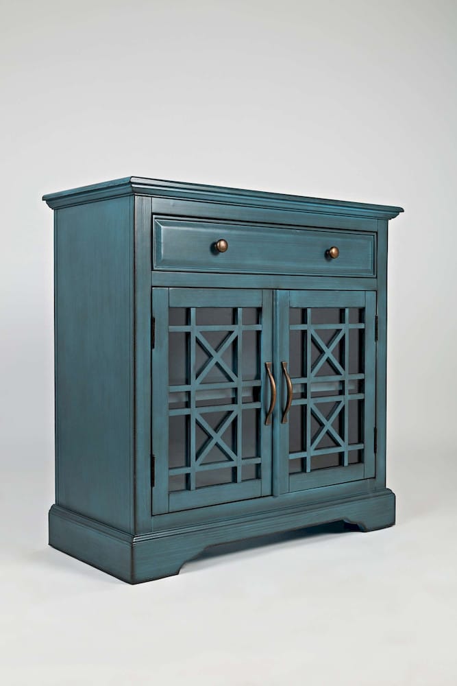 Jofran - Craftsman Antique Blue Accent Chest - 175-32 view 2