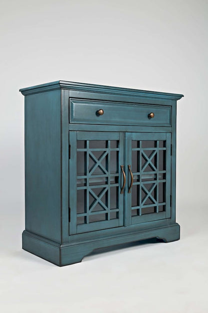 Jofran - Craftsman Antique Blue Accent Chest - 175-32 view 2