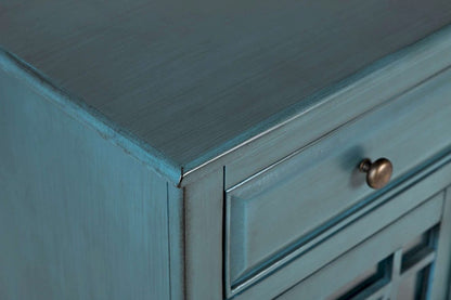 Jofran - Craftsman Antique Blue Accent Chest - 175-32 view 3