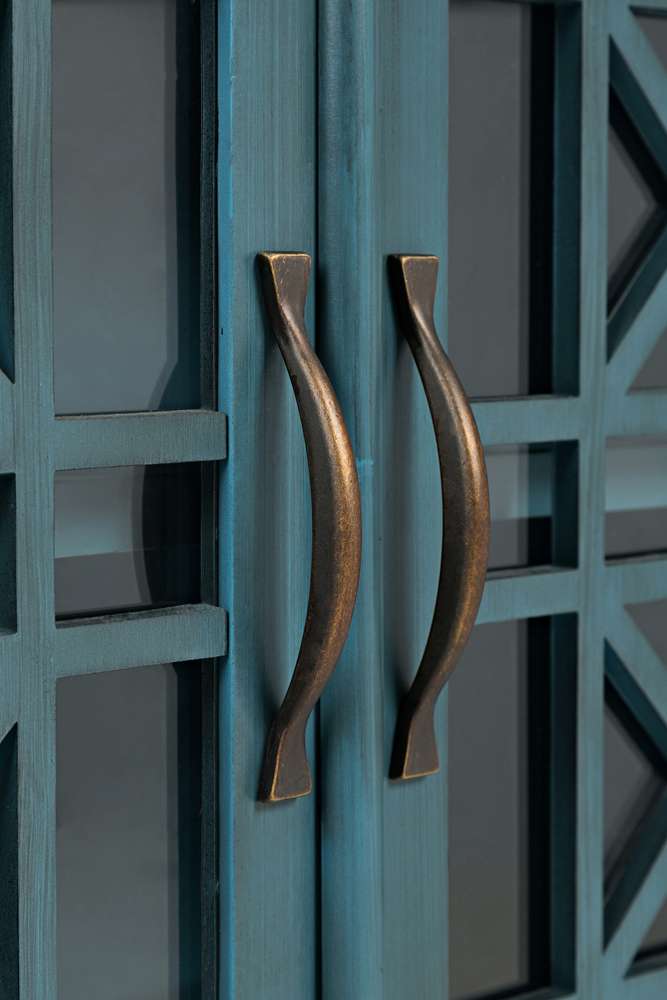 Jofran - Craftsman Antique Blue Accent Chest - 175-32 veiw 4