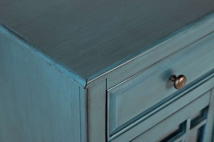 Jofran - Craftsman Antique Blue Accent Chest - 175-32 veiw 7