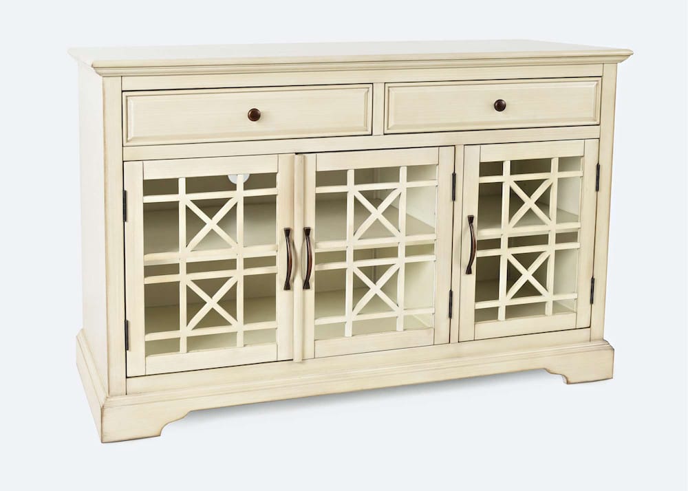 Jofran - Craftsman Antique Cream 50in Media Unit - 675-50_CLOSEOUT view 3