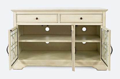 Jofran - Craftsman Antique Cream 50in Media Unit - 675-50_CLOSEOUT view 5