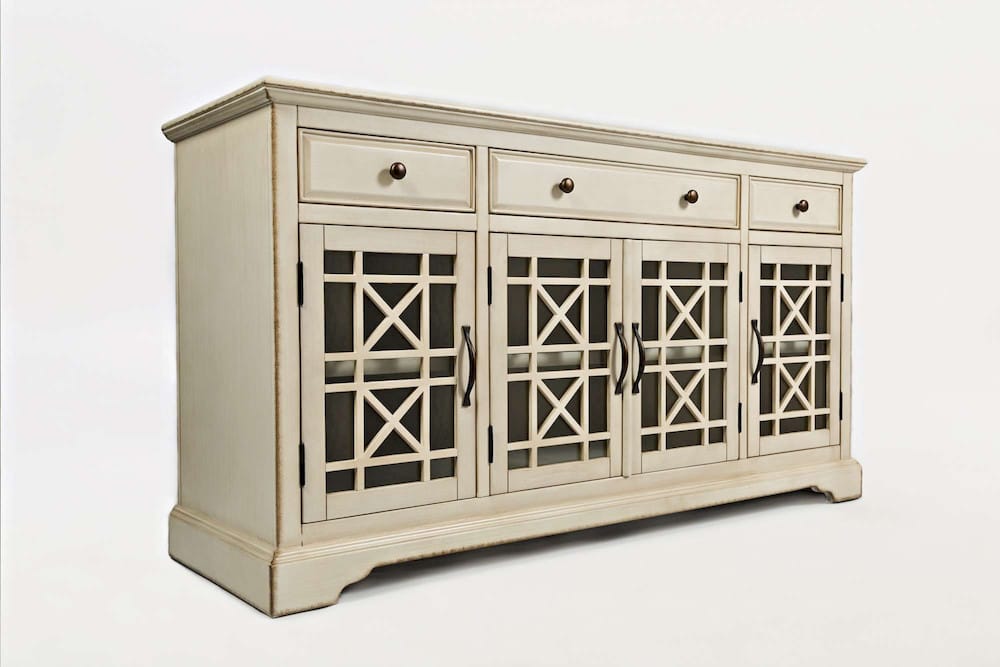 Jofran - Craftsman Antique Cream 60in Media Unit - 675-60_CLOSEOUT view 3