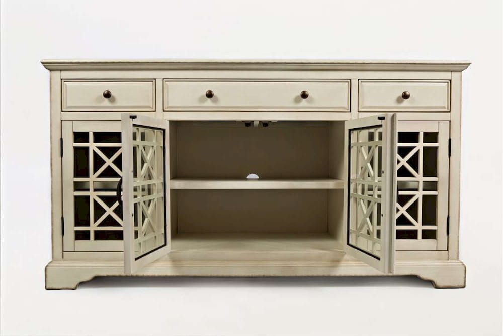 Jofran - Craftsman Antique Cream 60in Media Unit - 675-60_CLOSEOUT view 4