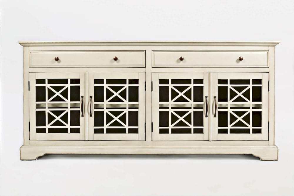 Jofran - Craftsman Antique Cream Media Unit - 675-9_CLOSEOUT view 1