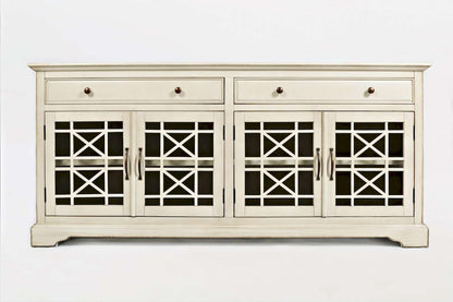 Jofran - Craftsman Antique Cream Media Unit - 675-9_CLOSEOUT view 1