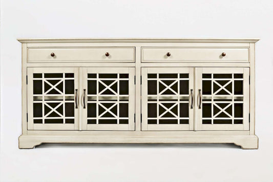 Jofran - Craftsman Antique Cream Media Unit - 675-9_CLOSEOUT view 1