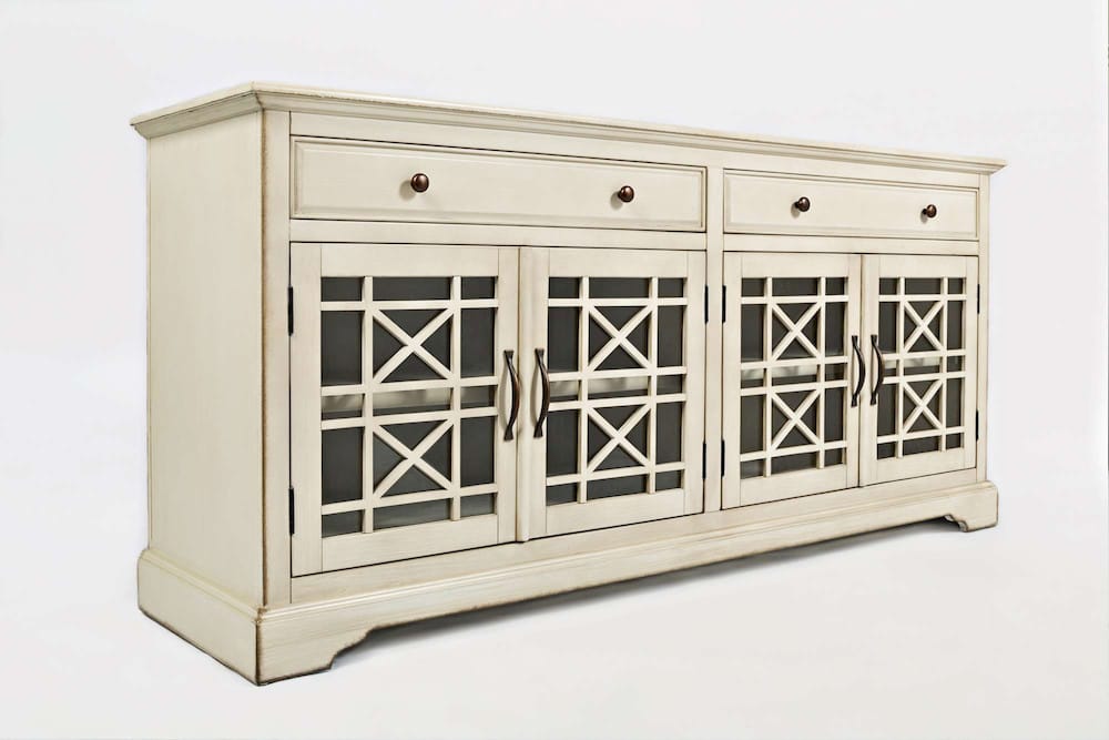 Jofran - Craftsman Antique Cream Media Unit - 675-9_CLOSEOUT view 2