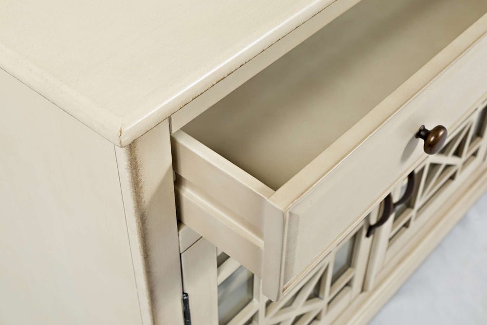 Jofran - Craftsman Antique Cream Media Unit - 675-9_CLOSEOUT view 4