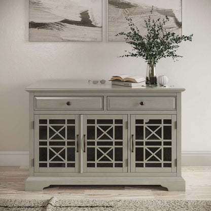 Jofran - Craftsman Earl Grey 50in Media Unit - 375-50_CLOSEOUT view 12