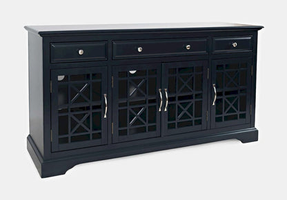 Jofran - Craftsman Navy Blue 50in Media Unit - 775-50_CLOSEOUT view 3