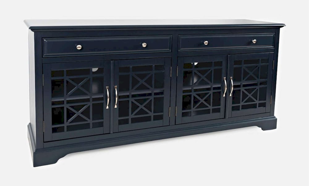 Jofran - Craftsman Navy Blue 70in Media Unit - 775-9_CLOSEOUT view 3