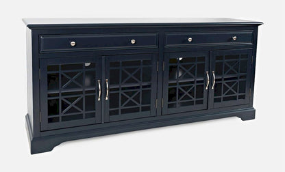 Jofran - Craftsman Navy Blue 70in Media Unit - 775-9_CLOSEOUT view 3