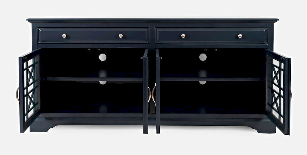 Jofran - Craftsman Navy Blue 70in Media Unit - 775-9_CLOSEOUT view 5