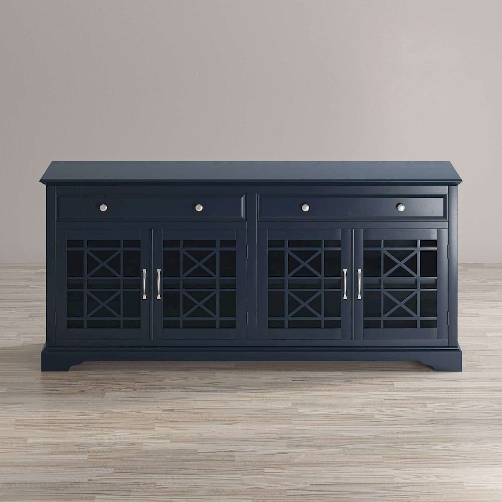 Jofran - Craftsman Navy Blue 70in Media Unit - 775-9_CLOSEOUT view 6